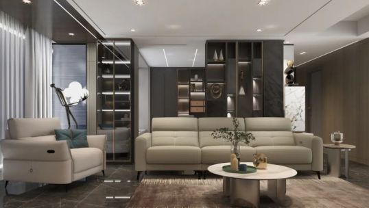 庫(kù)斯家居丨150㎡摩登住宅，輕奢時(shí)尚